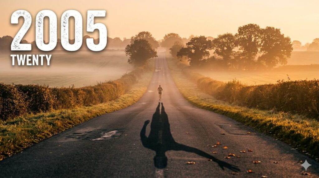 2005: Twenty Running twenty kilometers