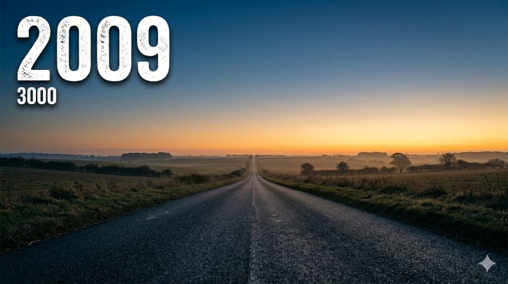 2009: Three thousand Three thousand